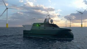 USV operado remotamente ordenado para inspecciones submarinas y trabajos de mantenimiento