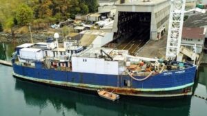 Ammonia and Hazmat Remediation Completed for 77-Year-Old Derelict Vessel