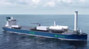 Diseño de transportador de LCO2 desarrollado por Deltamarin para la plataforma de CO2 de ECOLOG