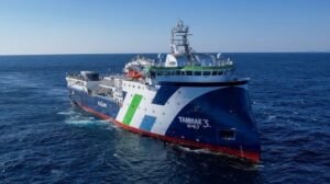 Primer buque de exploración geográfica de construcción nacional puesto en servicio en Corea