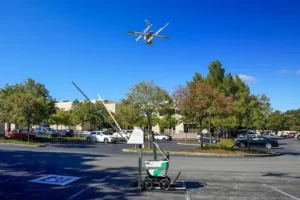 Drones y robots autónomos se combinan para realizar entregas en Dallas