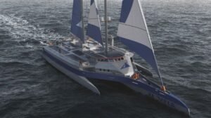 Una startup recauda 43 millones de dólares para que Austal construya un gigantesco trimarán de carga para navegación a vela