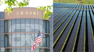 JB Hunt construye una granja solar de 40 acres para alimentar la sede