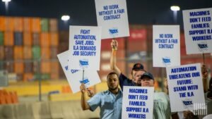 ILA envía un contrato de Longshore a base para su aprobación