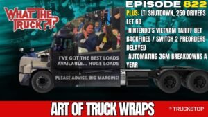 Arte de las envolturas de camiones; La apuesta de Vietnam de Nintendo; Automatización de desgloses de 36 m | ¿Cuál es el camión?!?