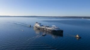GNL Tanker basa brevemente que provocan nuevas críticas de las importaciones de GNL de Alemania