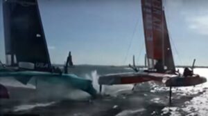 Video: American Sailgp Boat sufre una colisión de alta velocidad