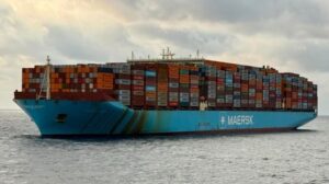 Maersk declara el promedio general después del fuego del contenedor a bordo de Marie Maersk