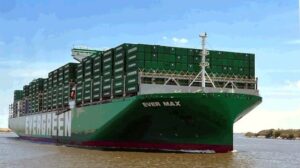 Boxship de guías de navegación autónoma basada en AI durante el cruce del Pacífico