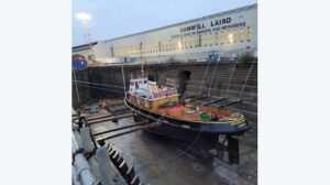 Los barcos históricos de Liverpool Waterfront se someten a reparaciones vitales para su preservación